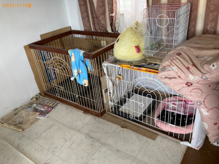 部屋の床と押し入れの床の洗浄とワックスかけご依頼　お客様の声
