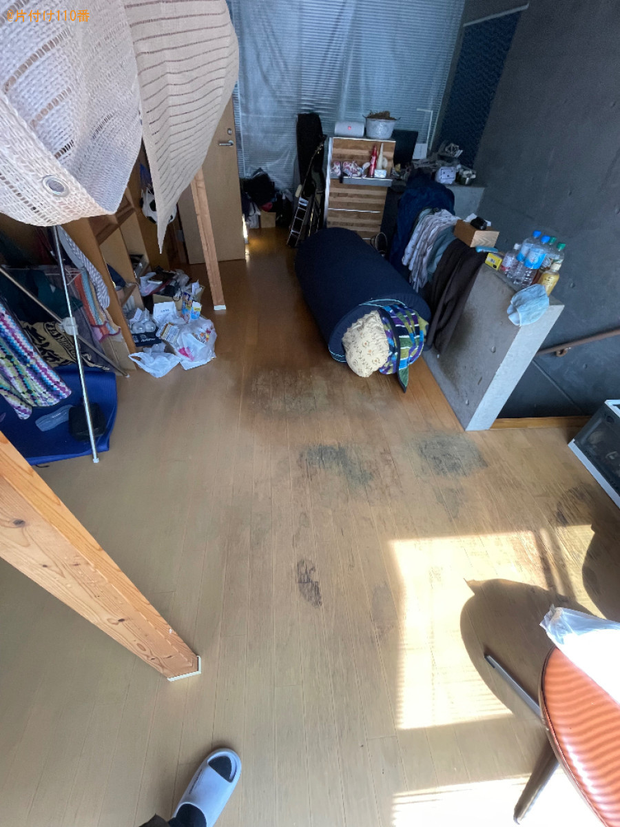 部屋に散乱しているごみの片付けと清掃ご依頼　お客様の声